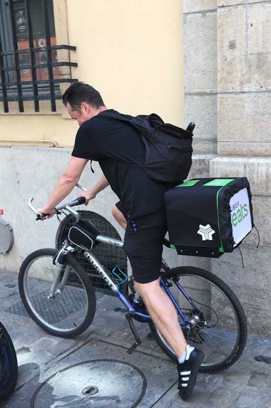 Caisson de livraison ProdelBags Miles Agility pour coursier à vélo. Sac de livraison isotherme 39 litres