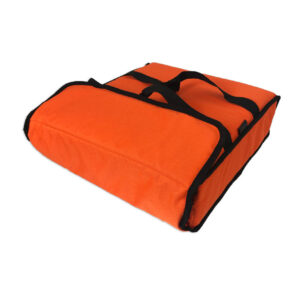 Sac de livraison isotherme orange Prodelbags pour livraison de pizza 43cm.