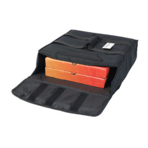 Sac de livraison isotherme noir Prodelbags pour livraison de pizza 33cm.
