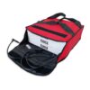 Sac de livraison chauffant rouge Prodelbags pour livraison de pizza.