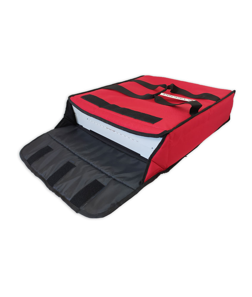 Sac de livraison isotherme noir Prodelbags pour livraison de pizza 50cm.