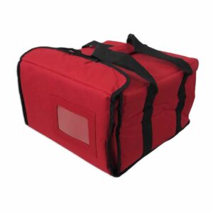 Sac de livraison isotherme rouge Prodelbags pour livraison de pizza 33cm.