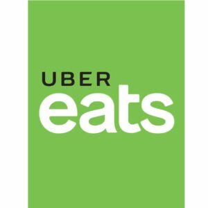 Impression numérique sure PVC. Logo Uber Eats. Sac Uber Eats