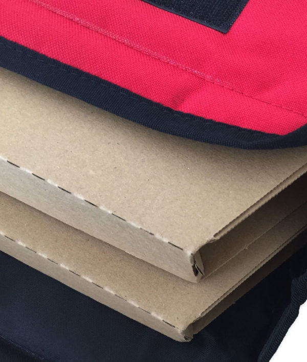 Sac de livraison isotherme rouge Prodelbags pour livraison de pizza 33cm.