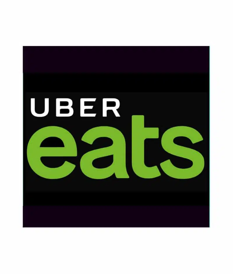 Impression numérique sure PVC. Logo Uber Eats. Sac Uber Eats