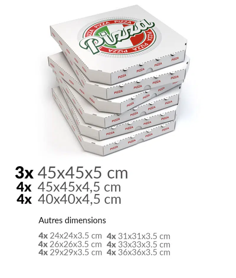 Sac de livraison isotherme Prodelbags pour livraison de pizza 3 pizzas 45 cm.